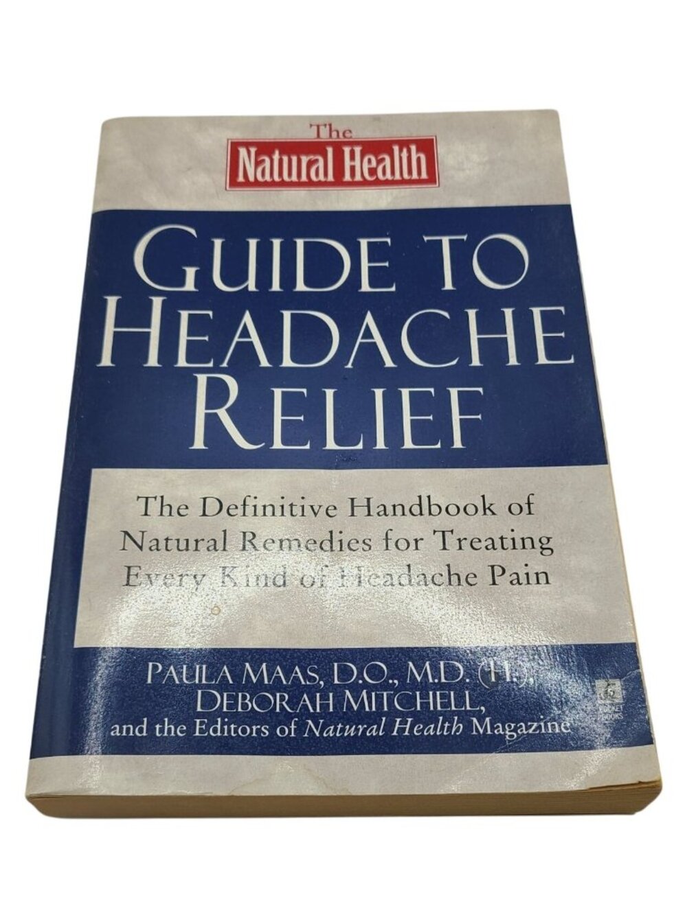 The Natural Health Guide To Headache Relief Handbook Paperback Used Condition